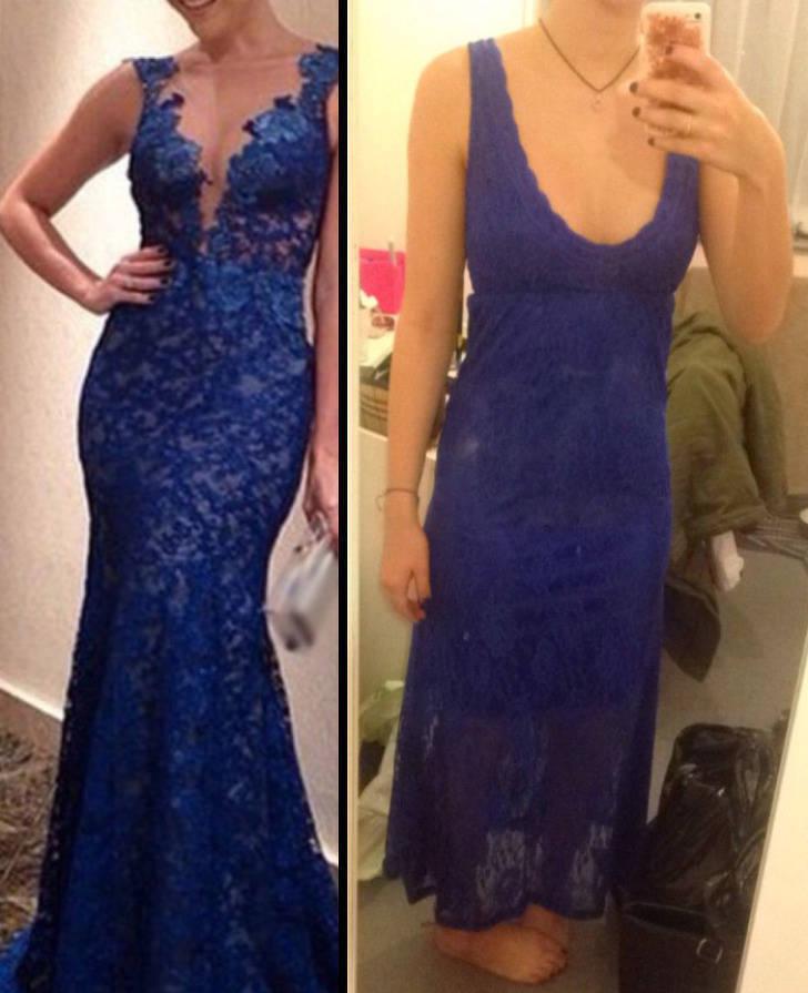 Divas pilnīgi dažādas kleitas... Autors: matilde 10+ reizes, kad cilvēki smagi aplauzās, kad saņēma to, ko pasūtīja internetā