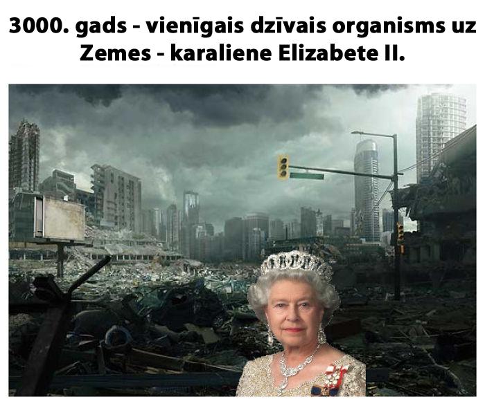  Autors: matilde Cilvēki saprot, ka Elizabete II ir nemirstīga, un par to taisa smieklīgas memes