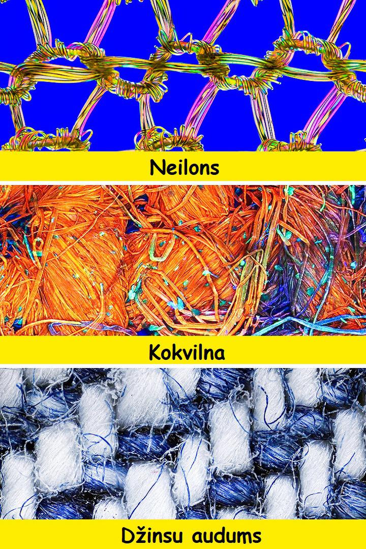 Audumu atscaronķirības nevar... Autors: Lestets Lietas, kuru atšķirības ir pamanāmas tikai zem mikroskopa