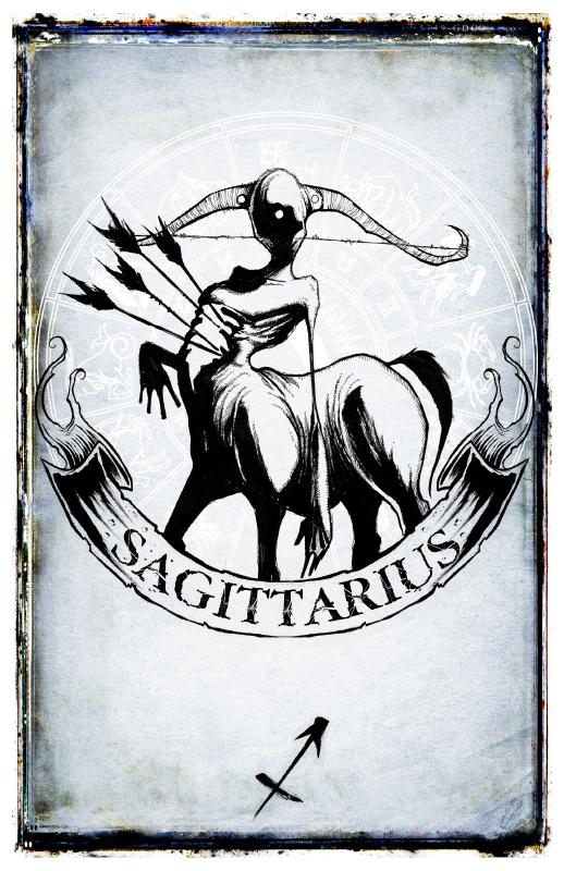 Strēlnieki ir mīļi... Autors: Lestets Mākslinieks parāda horoskopa zīmju tumšāko pusi biedējošās ilustrācijās