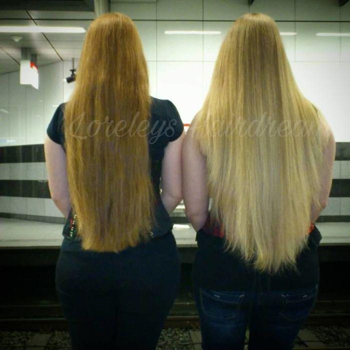 Scaronādi Stefānijas mati... Autors: Fosilija Šī ir Stefānija Klasena, un viņa 15 gadus nav apmeklējusi frizieri (Audzē matus)
