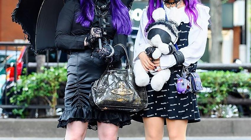 Interesanta un neparasta jauniešu mode Tokijas ielās (31 foto)