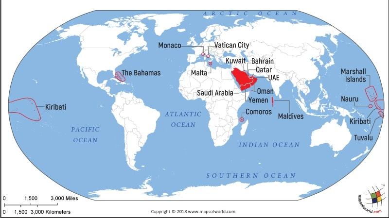 Pasaules valstis bez... Autors: Lestets 20 neparastas kartes, kas ļaus pasauli ieraudzīt savādāk