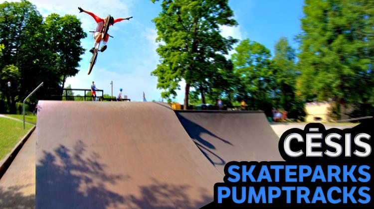 Cēsis / pumptrack sacensības / skatepark