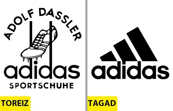 AdidasAtpazīstamās trīs... Autors: Lestets Kā pēdējo 50 gadu laikā ir mainījušies slavenu brendu logo?