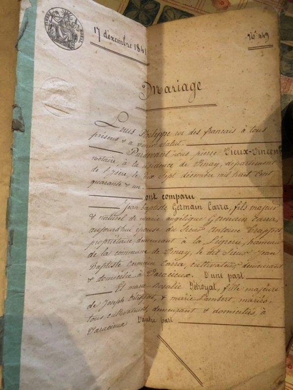 Scaronī 1841 gada laulības... Autors: Zibenzellis69 Internetā lietotāji lepojās ar interesantiem pagātnes atradumiem (18 fotoattēli)