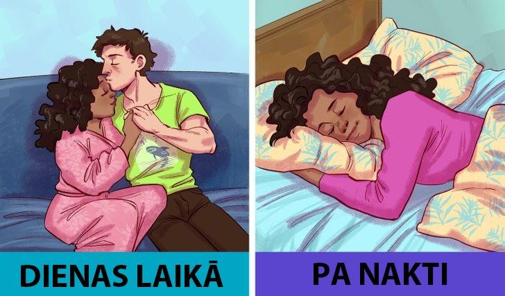 5 Starp miegu un labām... Autors: Lestets Kāpēc dalīt gultu ar partneri ir labāk nekā gulēt vienam?