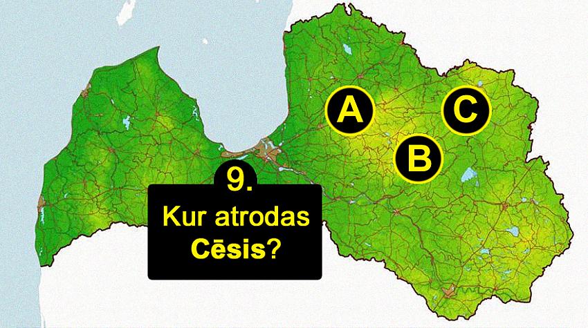 Tests: Vai zini, kur Latvijā atrodas šīs 10 pilsētas?