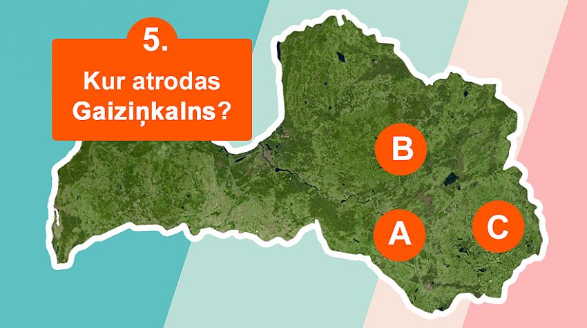 Tests: Vai zini, kur Latvijā atrodas šīs 10 vietas?