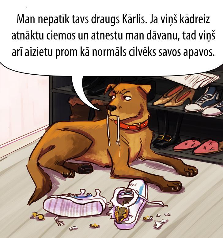  Autors: matilde 11 komiksi no sērijas «Kā būtu, ja mājdzīvnieki spētu runāt ar cilvēkiem»