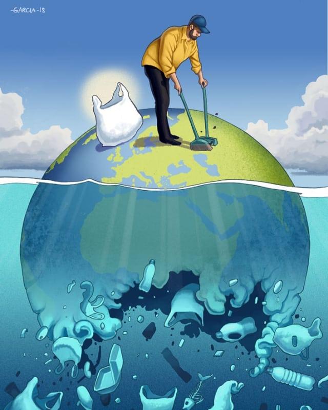 Notīriet planētu Autors: Zibenzellis69 Šis mākslinieks ilustrē mūsdienu sabiedrības problēmas. Šeit viņa jaunākie darbi