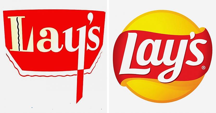 Lays logotips 1932 un 2022... Autors: Zibenzellis69 17 pirmie pasaulslavenu zīmolu logotipi, kuru sākotnējais dizains jūs pārsteigs