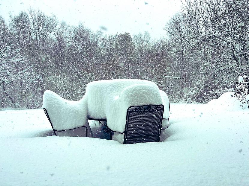 Ziemas pasaka otrpus logam... Autors: Zibenzellis69 Ņujorkā ir liels sniega daudzums, un cilvēki izklaidējas,uzņemot unikālus kadrus