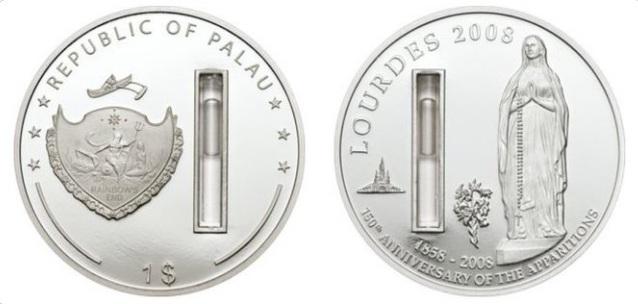 Monēta ar svēto ūdeniMazā... Autors: Zibenzellis69 16 monētas un banknotes,kuras pelnīti var uzskatīt par neparastāko naudu pasaulē