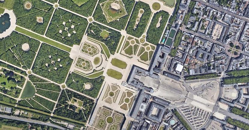 Versaļas pils... Autors: Lestets FOTO ⟩ Kā no putna lidojuma izskatās 18 pasaulē slavenas pilis?