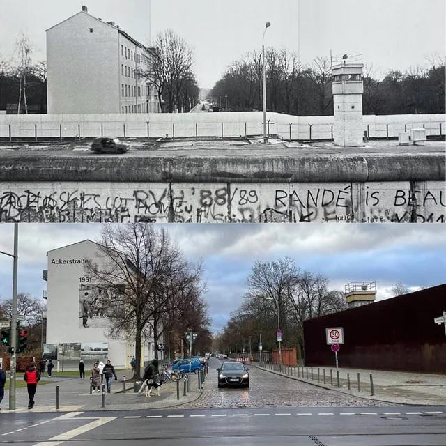 Daļa no Berlīnes mūra Vācija... Autors: Lestets Foto: Kā laika gaitā ir mainījušās dažādas pilsētas?