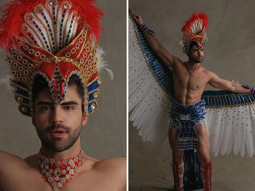 Kuba Autors: Zibenzellis69 Vīriešu skaistums: 17 koši ''tautastērpi'' no konkursa Mister Global 2022