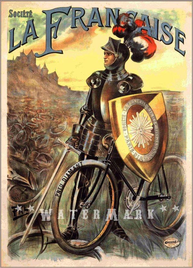  Autors: Zibenzellis69 Māksla un velosipēdi: 1890. gadu franču velosipēdu plakātu valdzinošās pasaule