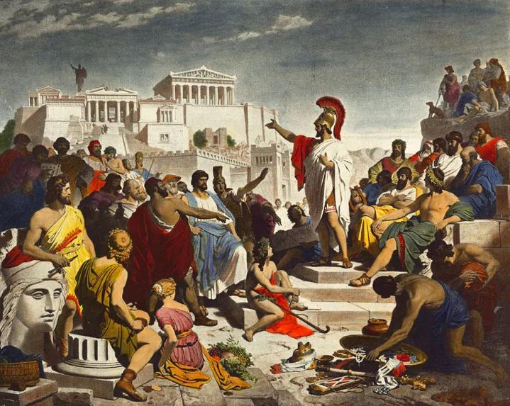 DemokrātijaLai gan var atzīmēt... Autors: Zibenzellis69 10 izgudrojumi un lietas, par kurām jāpateicas senajai Grieķijai