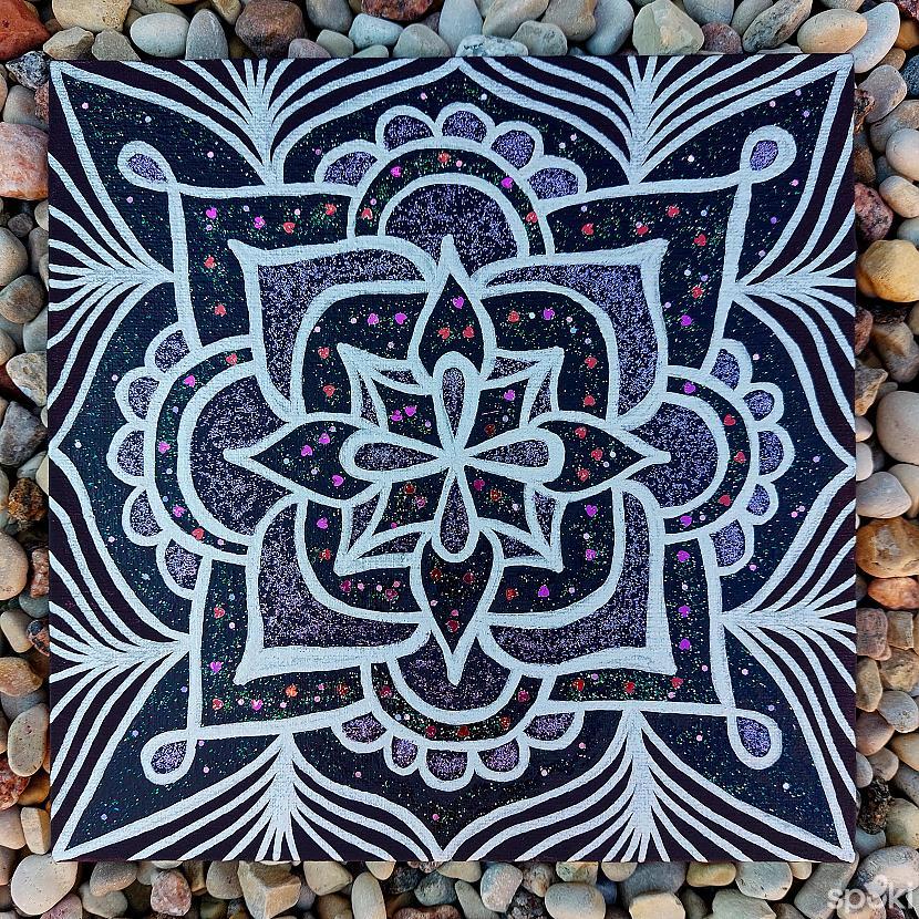 Mandala  Galaxy Love  fons... Autors: Anda.Mandala Manas zīmētās un gleznotās mandalas 🪷