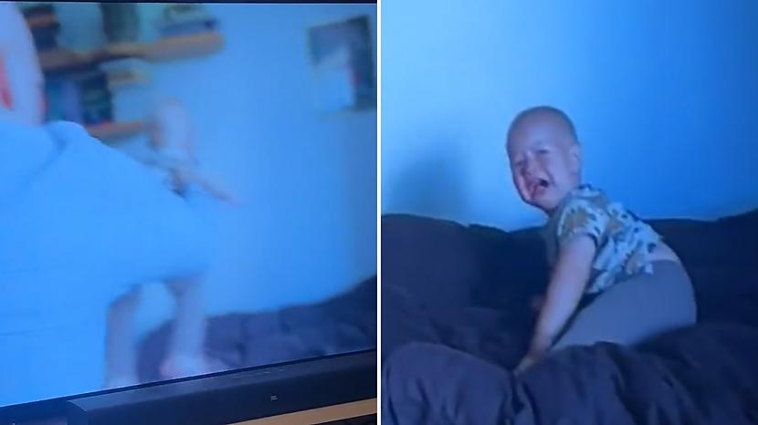 Videoklipā redzams kā pats... Autors: matilde VIDEO ⟩ Uģis Kuģis gultā iemet savu jaunāko dēlu. Ļaudis nepaliek atbildi parādā
