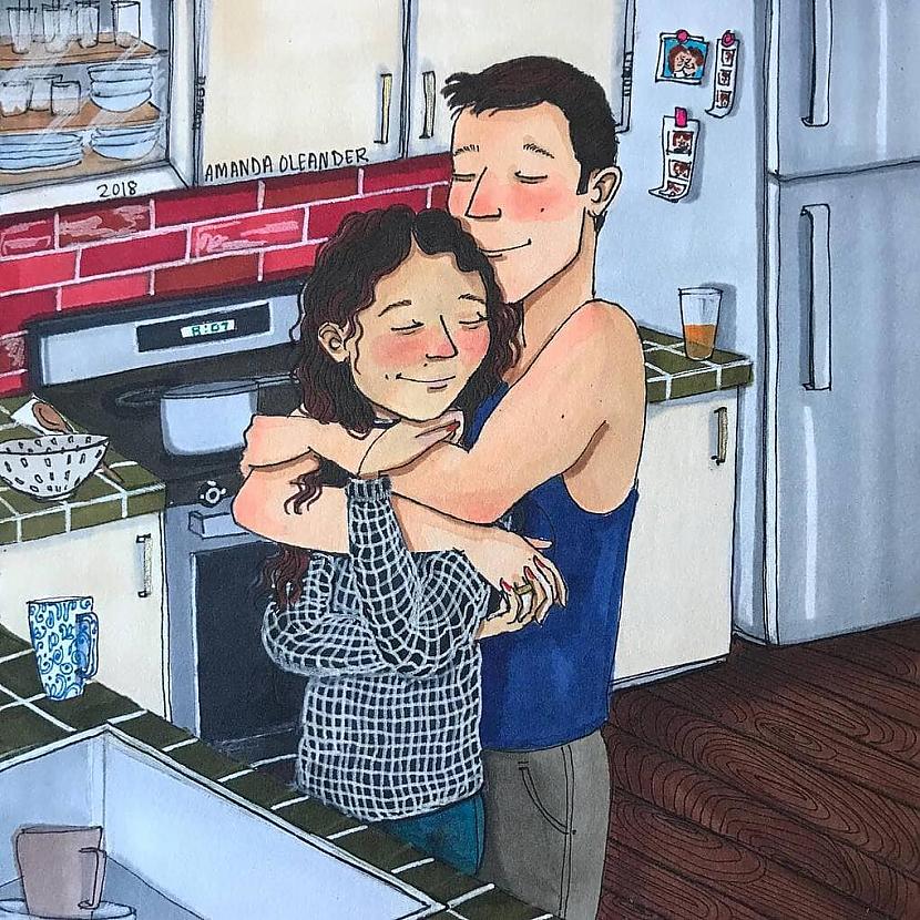 Virtuves maigums Autors: Zibenzellis69 Māksliniece no Losandželosas parāda, kā pāri uzvedas, kad neviens neskatās
