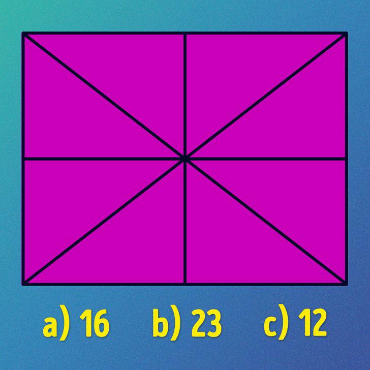 Cik trijstūrus tu redzi Autors: matilde Smadzeņmežģi: Vai tu vari «atkost» 9 uzdevumus?