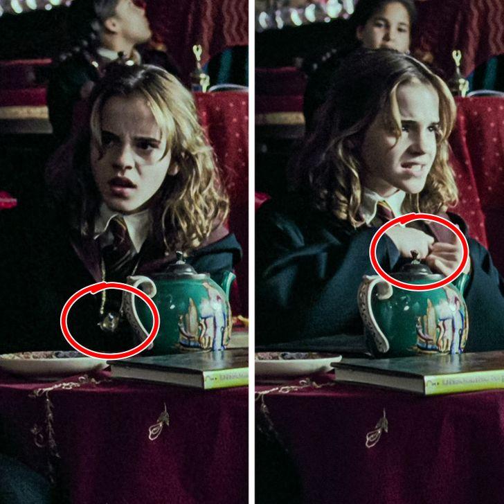 Trescaronajā daļā kad Hermione... Autors: The Diāna Sīkas detaļas no Harija Potera filmām, kuras daudzi nezina