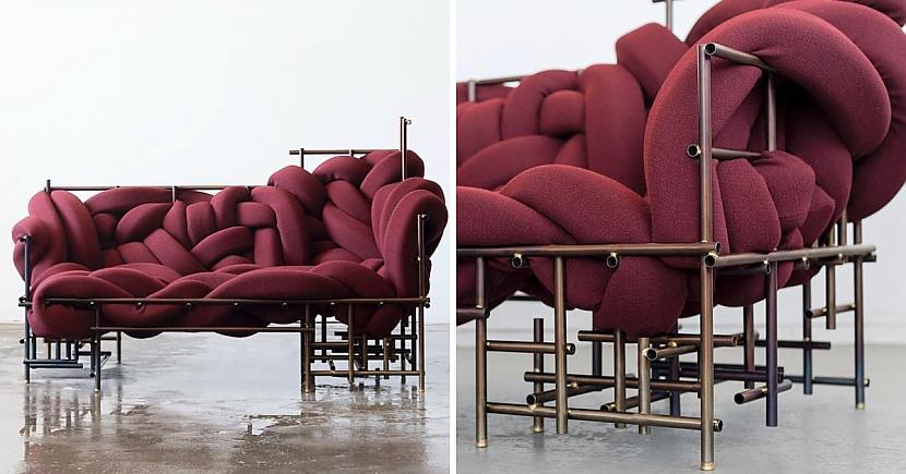 Moderna dizaina dīvāns Autors: Zibenzellis69 15 dizaineru darbi: tik dīvainas mēbeles, ka tās nebūs iespējams ātri aizmirst