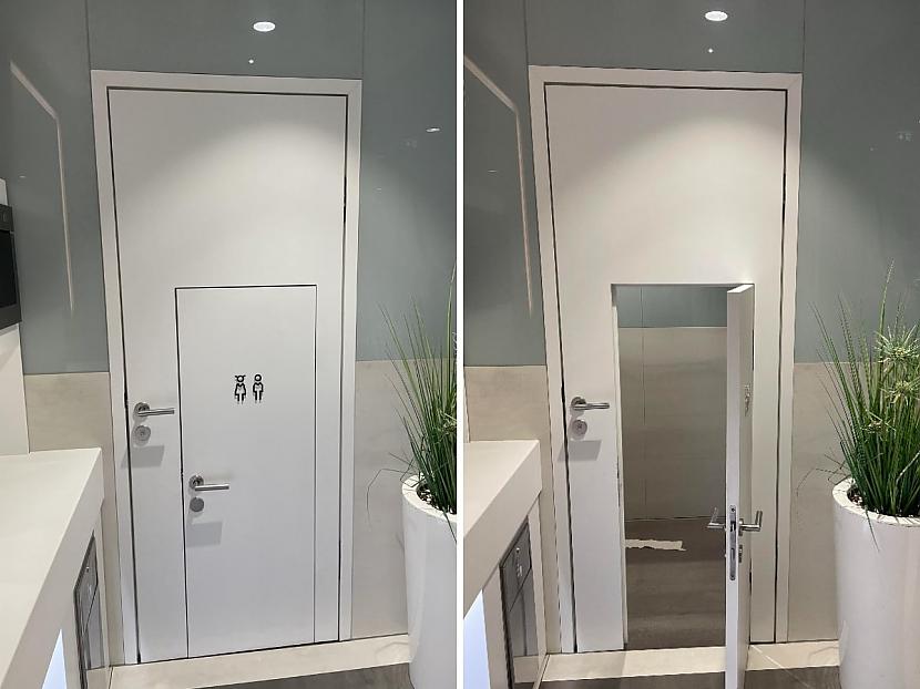 Scaronajā vannas istabā ir... Autors: Zibenzellis69 17 durvju dizaini, kas tevi varētu pārsteigt un varbūt pat samulsināt