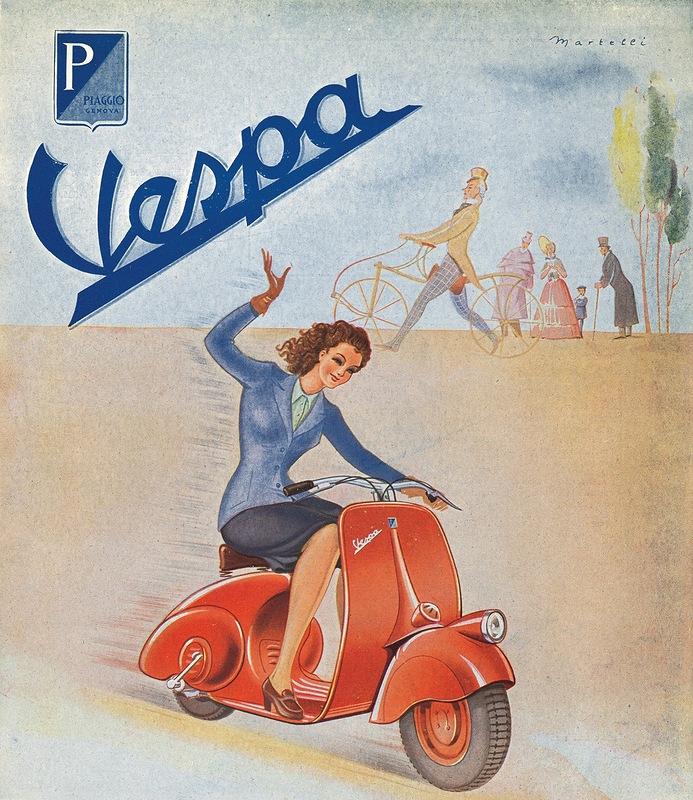 Piaggio bija neapmierināts ar... Autors: Zibenzellis69 Vespa: vecākās reklāmas un slavenību šarms uz šiem klasiskajiem motorolleriem