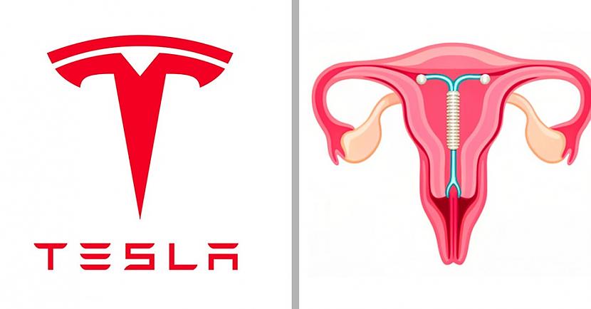 Tesla logoTesla logotipam kas... Autors: Lestets Apslēpti stāsti logotipos, kurus redzam katru dienu