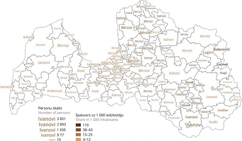 Izplatītāko uzvārdu vidū... Autors: matilde Populārākie uzvārdi Latvijā līdz 2021. gadam