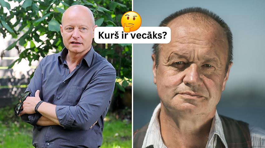 Tests: Vai tu zini, kurš no viņiem ir vecāks?