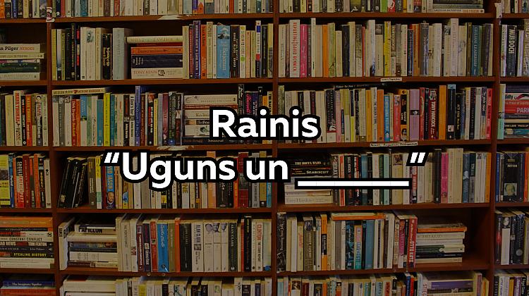 Tests: Vai zini, kurš vārds trūkst šo grāmatu nosaukumos?