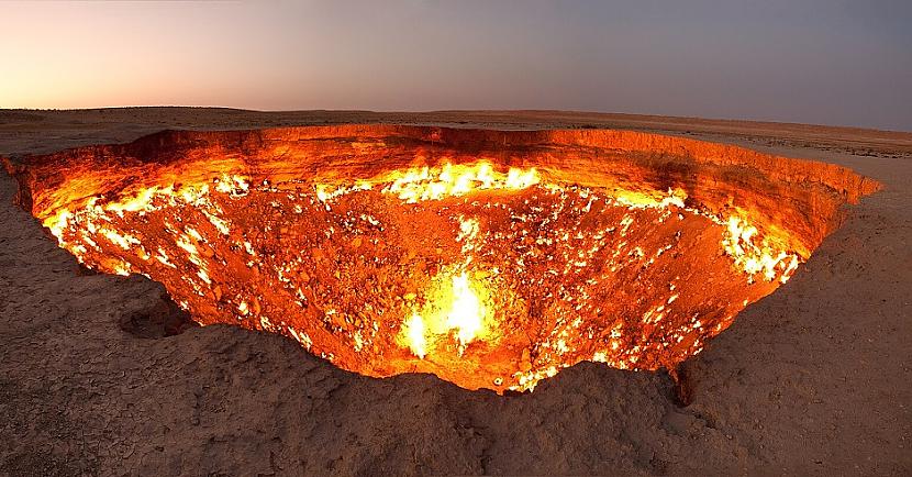 Sākotnējie objekta apsekojumi... Autors: Lestets Zinātnieki atklāj jaunu informāciju par Turkmenistānas «elles vārtiem»
